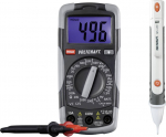 Voltcraft Measuring kit 1214405, digital multimeter + tester tension CAT III 600 V 1214405