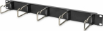 DIGITUS Cable management panel with steel brackets 19"-cabinets, 1HE