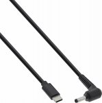 Kabel USB InLine USB-C - DC 4 x 1.7 mm 2 m Czarny (26675)