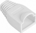 Lanberg LANBERG The casing on the plug RJ45 White 100 sztuk