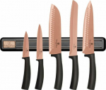 Berlinger Haus KIT 5 KITCHEN KNIVES Z BOARD BERLINGER HAUS BH-2614 ROSE GOLD