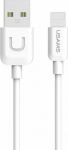 Cable USB Usams USB-A - Lightning 1 m White (IPUSBXD02)