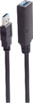 ShiverPeaks BS13-39085 - 15 m - USB A - USB A - 5 Mbit/s - Schwarz