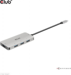 Club3D USB-Hub USB 3.1 Typ C > 4x USB 3.1 Typ A 10Gbps retail