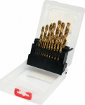YAT Yato cylindrical titanium drill 1.5 2 7 4.5 4 5.5 5 1 3 2.5 3.5 6 10 6.5 7.5 8 8.5 9 9.5mm zestaw (YT-44675)