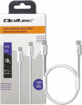 Kabel USB Qoltec USB-C - USB-C 1.5 m White (52360)