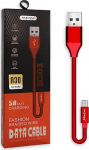Kabel USB Nafumi USB-A - microUSB 0.3 m Czerwony (25905)