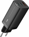 IBOX Charger ILUC65B czarna GaN 65W USB - C