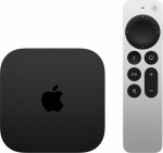 Apple TV 4K Black, Silver 4K Ultra HD 128 GB Wi-Fi Ethernet LAN