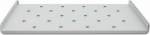 Qoltec Rack shelf fixed | 490x250 | Szara
