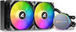 Sharkoon Wasserk&uuml;hlung S70 RGB 2 L&uuml;fter 240mm schwarz