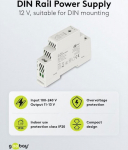 Wentronic Goobay Power supply til DIN shine 12 V (DC), 15W