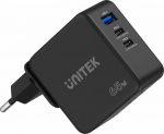 Loader Unitek 1x USB-A 2x USB-C 3.25 A (P1117B)