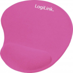 Mouse pad with wrist support LOGILINK pink