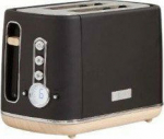 Haden Toaster Dorchester Double Slot Toaster Black