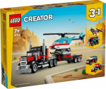 Lego Klocki Creator 31146 Flatbed truck and helicopter