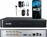 Recorder BCS REJESTRATOR AHD, HD-CVI, HD-TVI, CVBS, TCP/IP BCS-B-XVR0801(2.0) 8 KANAŁ&Oacute;W BCS BASIC