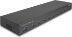 Delock Hub - 19", industry, 10 Gbps - 10 x
