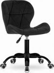 Office chair Leobert Office swivel chair with wide backrest velvet black