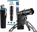 Luneta Apexel Monokular Luneta Obiektyw Tele Hd Do Telefonu / Smartphone Zoom 20-40x / Apl-js2040x