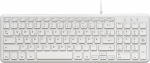 Perixx PERIBOARD-213 DE W USB German QWERTZ white keyboard - Tastatur - QWERTZ
