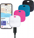 Boompods Boomtag Rechargeable 4 pcs. Black, Blue, White, Pink