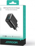 Joyroom JR-TCF13 Travel Charger C+U PD 25W, SFC, PPS / black