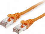 Equip Patchkabel Cat6A S/FTP 2xRJ45 0.15m orange LSZH Polybeutel