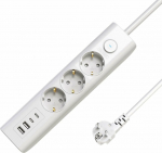 Listwa zasilająca MicroConnect 3-way USB Schuko Power Strip