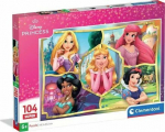 Clementoni Puzzle Super Disney Princesses 104 elements (25056)