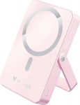 Verbatim Power Bank mit Standfu&szlig; mag.wireless 10000mA pink 32267