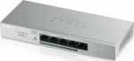 ZYXEL COMMUNICATIONS A/S ZYXEL GS1200-5HP, 5 PORT GIGABIT POE+ WEBMANAGED DESKTOP SWITCH, 4X POE, 60 WATT (5Y WARRANTY)