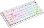 SAVIO PHENIX WHITE Gateron Wireless Mechanical Keyboard Yellow, ABS