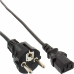 Power Cable InLine German 3 Pin IEC C13 H05VV-F (16651)