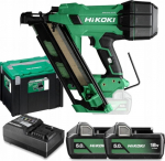 HIKOKI NAILER 18V NR1890DCA WQZ 30-34&deg; 50-90mm 2x5.0Ah BL HSC