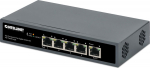 INTELLINET 4-Port Gigabit+1GE (PD) High PoE Switch