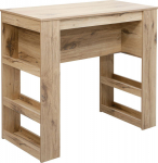 Bar table HANNES 110x50xH100cm, rustic melamine