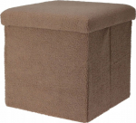 Storage Solutions BINI boucle storage pouffe, 38 x 38 x 38 cm