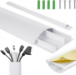 Maclean Cover strip MC-814 W Aluminum, White