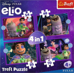 Trefl PUZZLE 4w1 Elio's Extraterrestrial Missions /Disney 34665