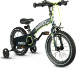 Qplay Children& - Miniby Balance Bike 14 cali Grey