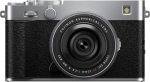 Fujifilm X-E5 system camera + XF23 mm F2.8 objektiivi, hopea