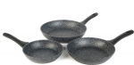 Salter BW06235S1BRMFOB Megastone 3-Piece Frying Pan Set - 20/24/28cm