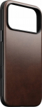 NOMAD Modern Leather Case - sk&oacute;rzane etui do iPhone 17 Pro compatible z MagSafe, Horween leather (rustic brown)
