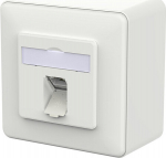 METZ CONNECT 130D370027-I e-DAT C6A IDC 1 Port AP Traffic white