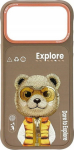 Case Nimmy Cool&Cute 2.0 Bear do iPhone 17 Pro Max bezowy