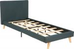 Bed JUNO 90x200cm, grey