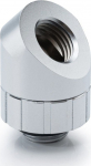 Bitspower Artemis 45 Grad Fitting - drehbar, sandblast silber