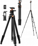 Kf Tripod Photo Tripod Video 187cm 10kg Arca-swiss Head 3d K&f Do Phone Tablet Camera / Kf09.171