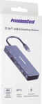 HUB USB PremiumCord PremiumCord Adapter USB-C on 4K@60Hz HDMI + 10G USB3.2 A + 10G 2x USB-C + PD